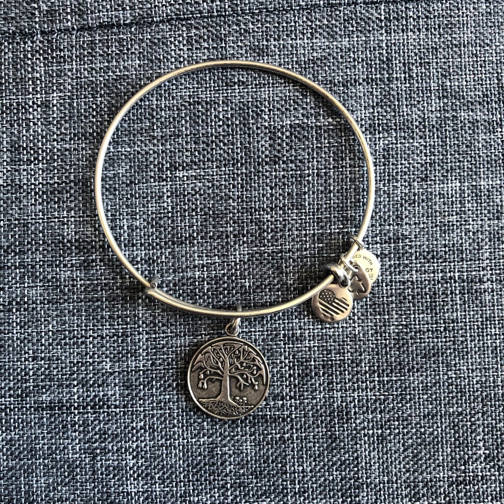 Alex and Ani Silver Tree Bracelet
